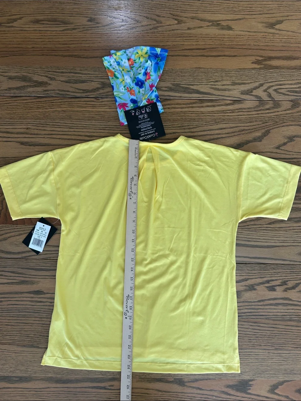 Cuddl Duds Capri Pajama Set with headband, size small, NWT